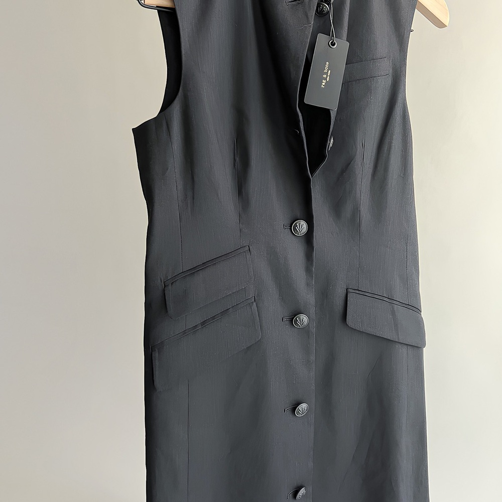 Rag & Bone Slade Vest Dress | NWT | $550 Retail | Size 2-4 - Picture 6 of 10